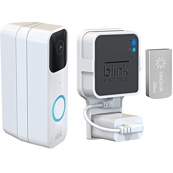 Buy 256GB Blink USB Flash Drive and Blink Doorbell Mount, Adjustable