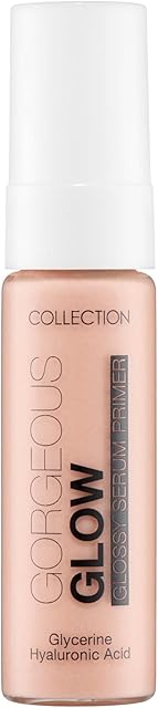 Collection Cosmetics Gorgeous Glow Glossy Primer Serum Elixir, Primes and Hydrates, 15ml
