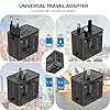Universal Travel Adapter, 30W GaN International Power Adapter with 2 USB C and 1 USB A, All in One Travel Plug Adapter, Worldwide Outlet Wall Charger Converter for EU US UK AU 200+ Countries. #2