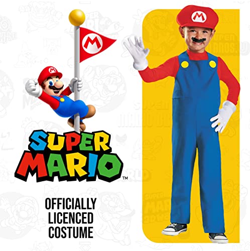 Disguise 73682M Nintendo Super Mario Brothers Mario Boys Toddler Costume thumb #4