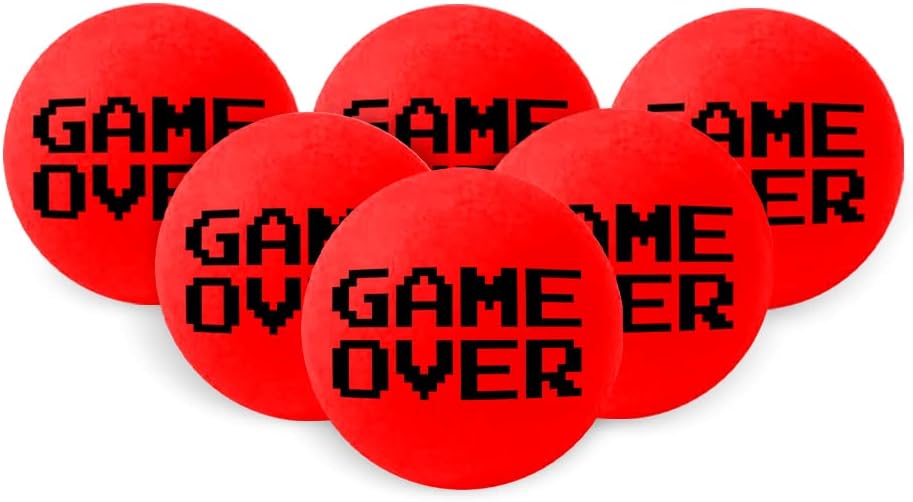 Sterling James Co. Bachelor Party Ping Pong Balls - 6 Pack - Funny Bachelor Party Decorations for Him - Party Supplies, Gifts and Favors
