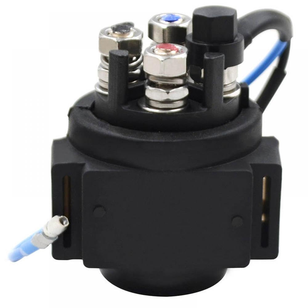 Relè Elettromagnetico Di Avviamento Per Verricello 12V Compatibile Con Tilt Motors F75TLR F80TJR F80TLR F80TXR F100TXR F100TLR Abbina 570188