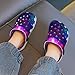 Toddler's Fashion Outdoor Beach Pool Shoes for Cute Summer Style, Purple Galaxy