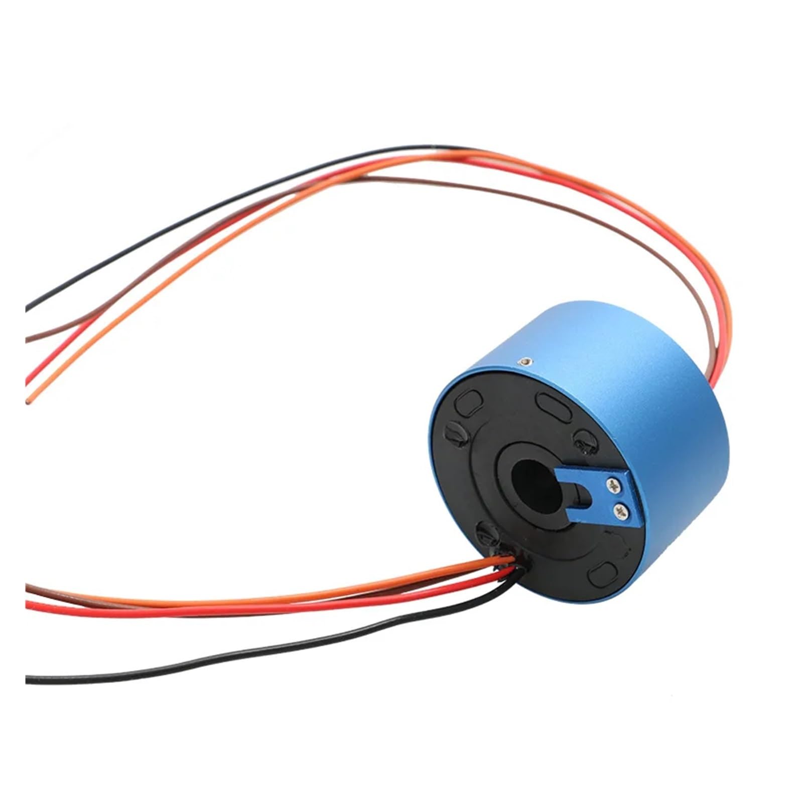Bague collectrice électrique 4CH 10A pour transmission de puissance fluide sans torsion
