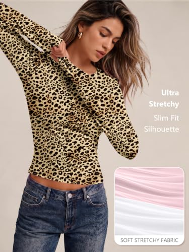 Image of Trendy Queen Womens Long Sleeve T Shirts Fall Fashion Basic Y2K Tops 2026