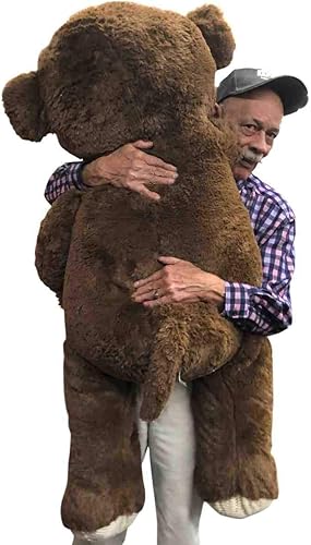 Miniatura 5 de Big Plush Mono de peluche gigante de 4 pies que sostiene al bebé de 48 pulgadas, suave, 48.0 in, enorme animal de peluche