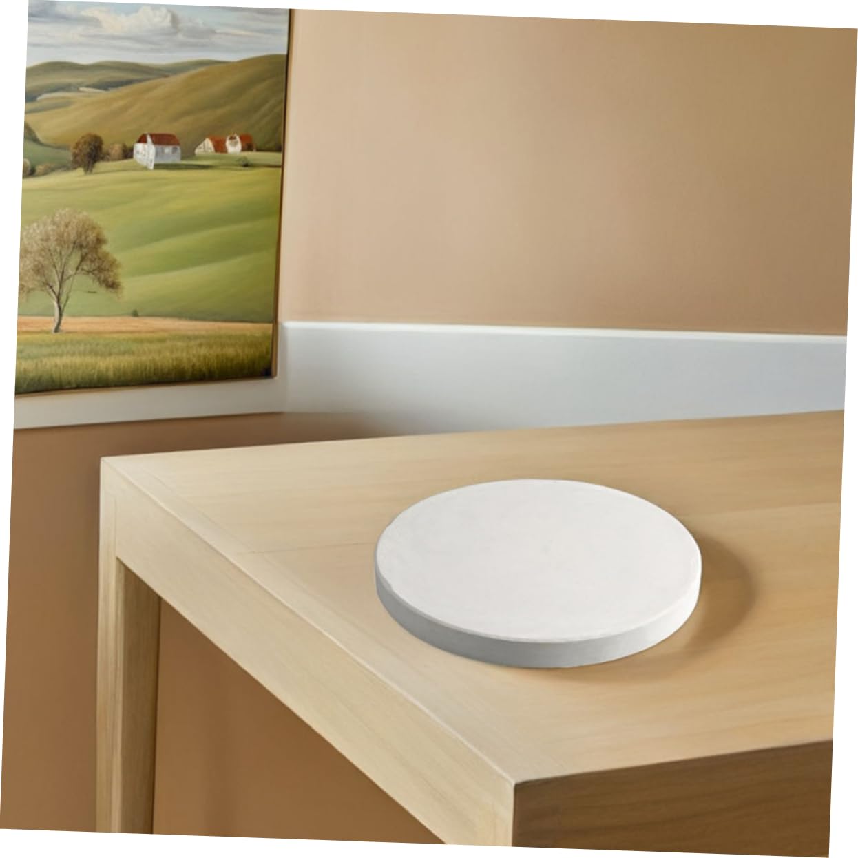 Mipcase Plaster Bat: Rzemiosło Z Gliny Ceramicznej Rzeźba Ceramiczna Płyta Bazowa Rzemiosło Narzędzia Deska Podstawowa Rzeźba Rzemiosło Z Gliny Deska Do Suszenia Biała 20 Cm