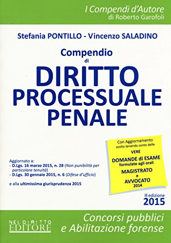 Compendio di diritto processuale penale Compendio di diritto processuale penale