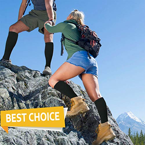 Aoliks Compression Socks For Women & Men, Knee High Support Socks For Running Athletic Cycling #TOP2