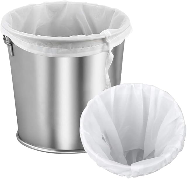 WANTOUTH Filter Bags 50*40cm/20*30cm Straining Bag Home Brewing Bag Food Strainer Bag Fine Mesh Filter Bag Reusable Nut Milk Bag Large Brew Bags for Fruit Cider Apple Grape Wine Yogurt Cooking Coffee