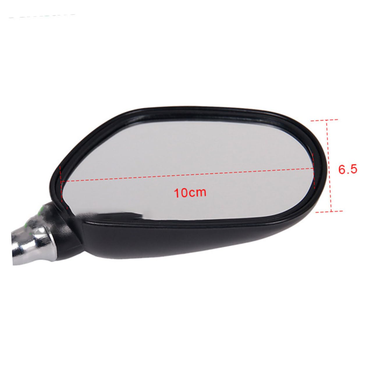 GALPADA 1Pair Rear View Mirror for Mountain and Road Bikes Rotatable Lightweight Scratch Resistant Easy to Install Bike Mirror with Retroreflector for Safe Cycling