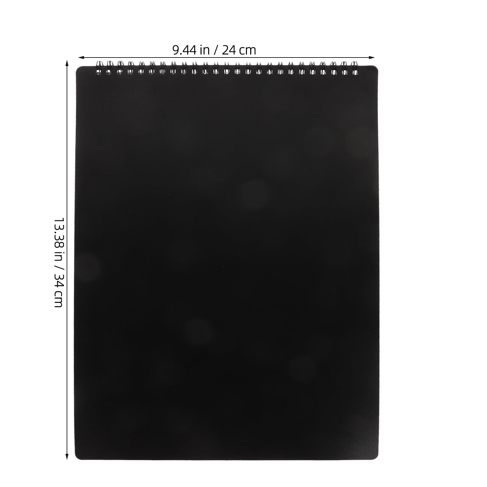 YARNOW Cartella per Spartiti A4 Orizzontale Nera, Raccoglitore Flip per Spartiti di Clarinetto, Tromba e Lira, Organizzatore Pieghevole per Canto a Voci e Banda Musicale