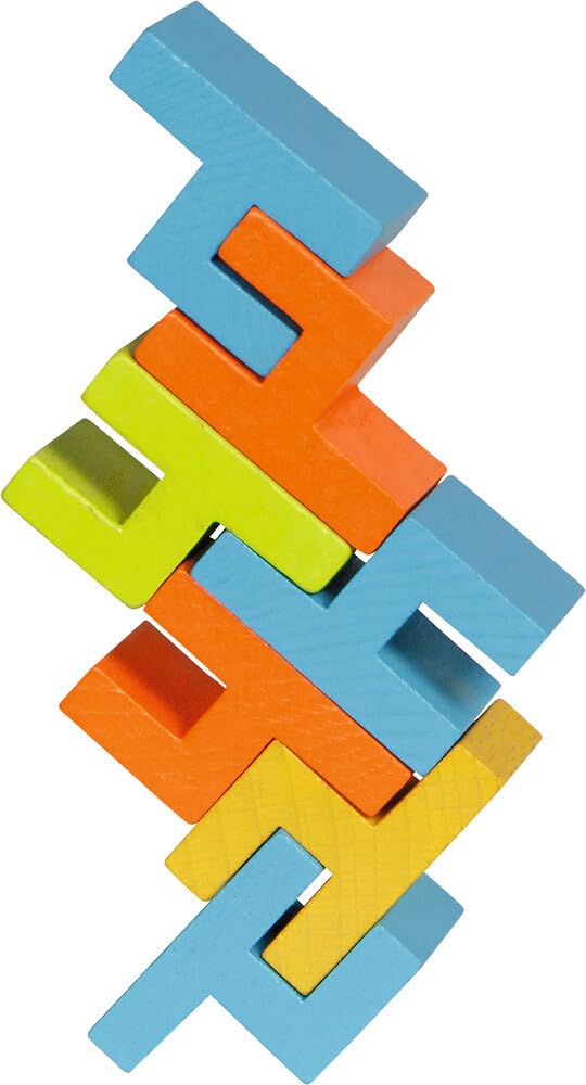 Goki 56662 Jeu d'équilibre et de 24 chaises en Bois 3,5 cm