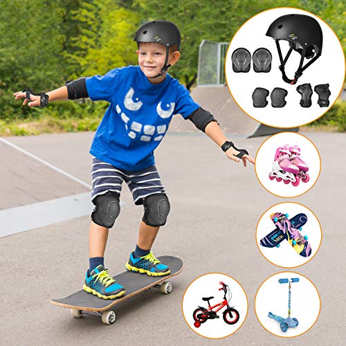 image for YOOGAA Kids Adjustable Helmet Pads Set Bike Toddler Helmet for Ages 3-
