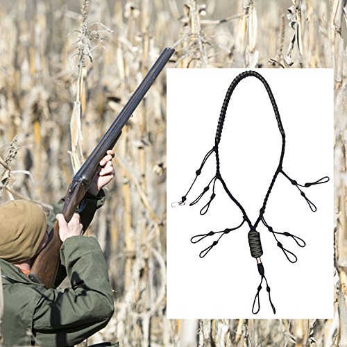 SOMA Duck Call Lanyard Paracord Adjustable Loops Call lanyards for Hunting 5 Loops 1 Hook 4 Colors