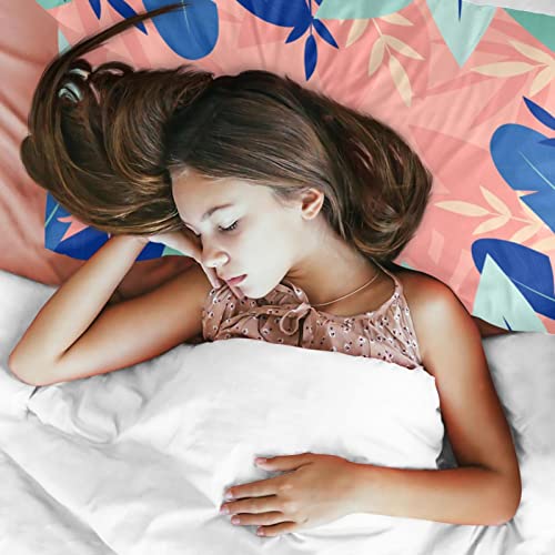 Housse de couette fleurie abstraite : parure de lit premium dessinée à la main - 4