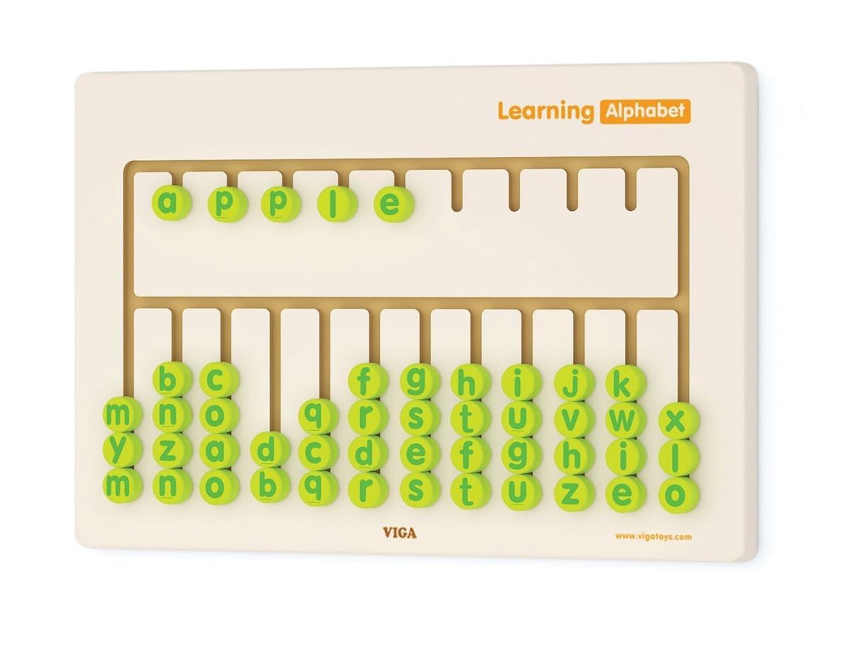 New Classic Toys 50674 Preescolar Juego Educativo - Juegos educativos (Verde, Madera, Preescolar, 3 año(s), 600 mm, 35 mm, 400 mm)