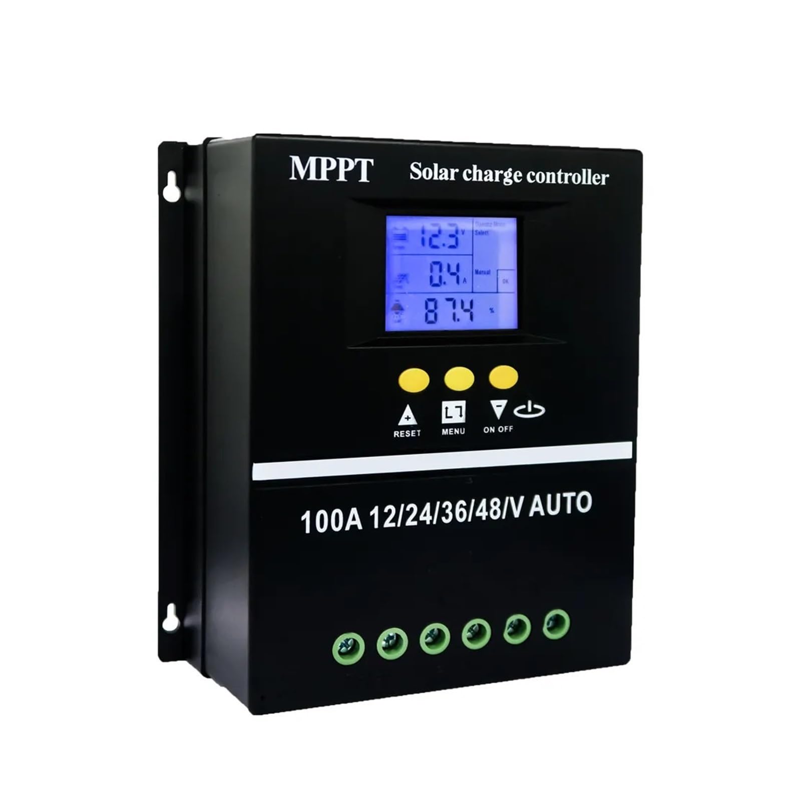 CUDTAPI 60A 80A 100A MPPT Solar Charge Controller 12V 24V 36V 48V Solar Panel Battery Intelligent Regulator(100A)