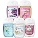 Bath and Body Works HOLIDAY UNICORNS and MERMAIDS 5-Pack PocketBac Hand Sanitizers (Christmas Berry, Winter Waters, Magical Melon, Cotton Candy Clouds, Champagne Toast)