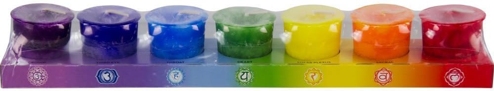 CircuitOffice Chakra Votive Candle (Set of 7)