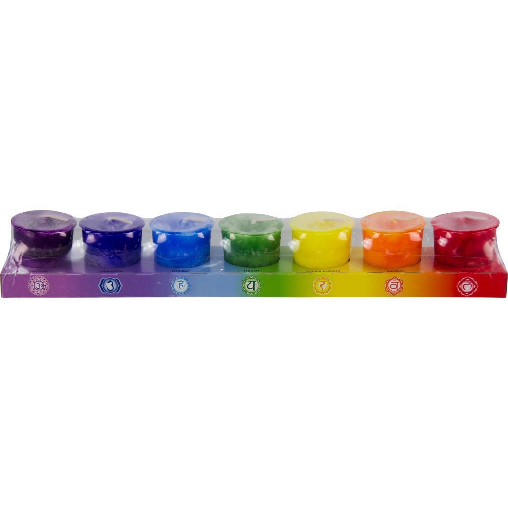 CircuitOffice Chakra Votive Candle (Set of 7)