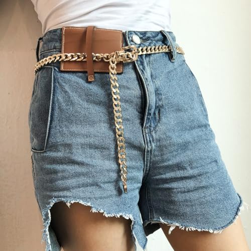 Metal Chain Belt for Women Adjustable Trendy Body Waist for Girls Jeans Pants Dresses3