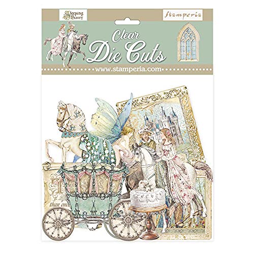 StamperiaInternational Clear Die Cuts-Sleeping Beauty, Various, Bag