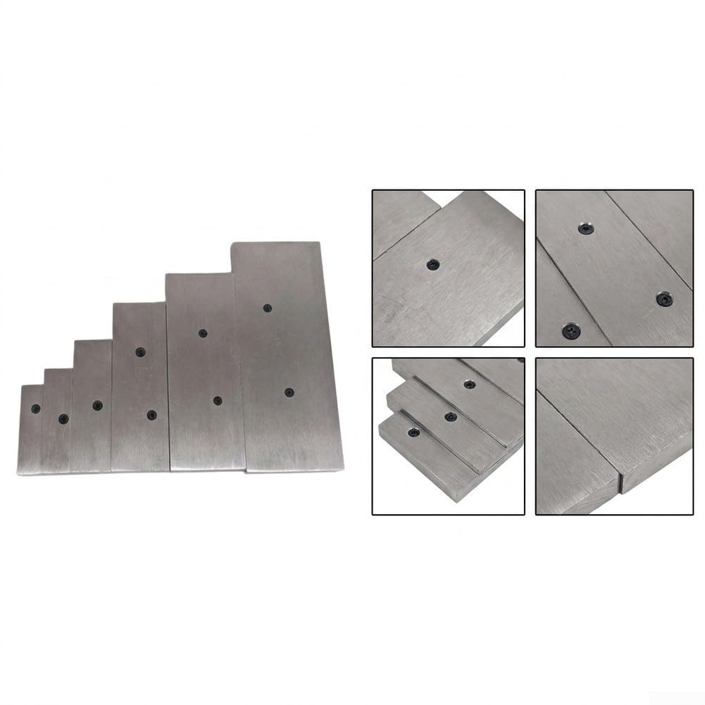 Set parallelo regolabile 6PCS 1-5,71 cm ispezione in acciaio