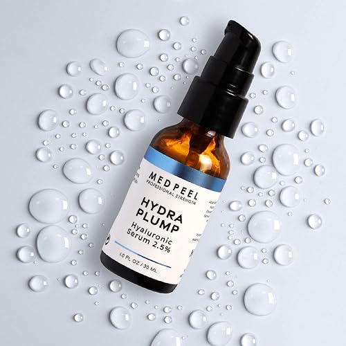 Miniatura 6 de MedPeel Hydra-Plump - Suero de ácido hialurónico 2.5%, suero facial ligero, hidratación profunda para la piel seca envejecida y brillo saludable,