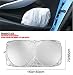 L&U Parabrisas del Coche Cortina del Sol, bloquea los Rayos UV, Plegable...