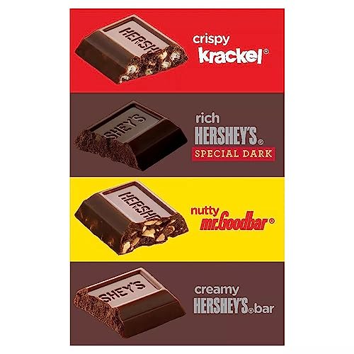 image for Sweetsome Hershey's Miniatures Assorted Chocolate Candy - 100 Pieces (