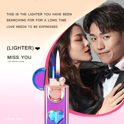 Windproof Lighter Exquisite Design Ideal for Gift Packaging.Refillable Butane Candle Lighter (Gas not Included - Image 3