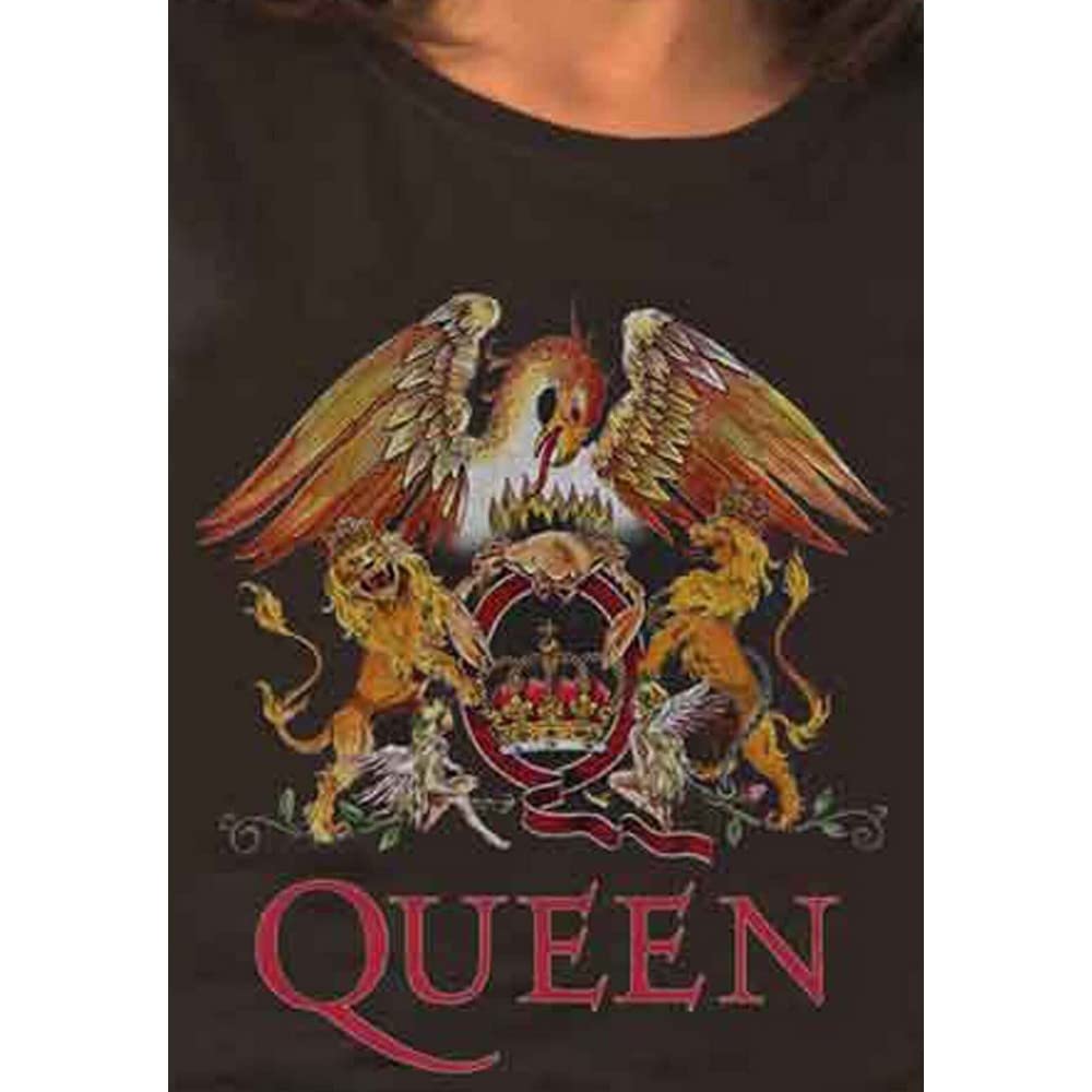 Queen Classic Crest T-Shirt Donna (Pacco da 1)