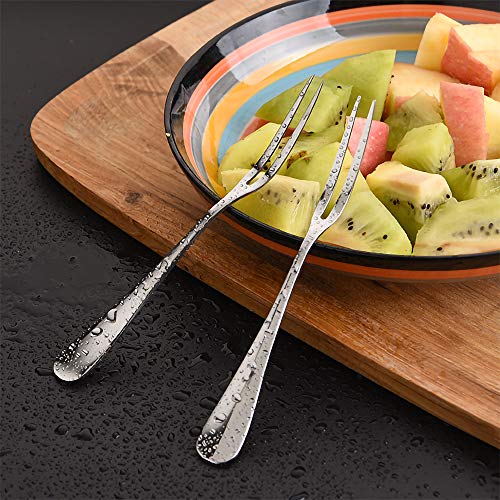 Qualsen Stainless Steel Forks Set Of 12 Dessert Forks Stainless Steel Small Forks For Appetizers Dessert Forks Mini Forks Cocktail Forks Appetizer Forks Salad Forks Tiny Forks #TOP4