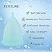 Menstrual Cup (1Large + 1Small Cup + 1Storage Bag) Period Cup for Heavy&Light Flow Soft and Reusable Moon Cup HQ Silicone Tampons and Pads Alternative, Blue …