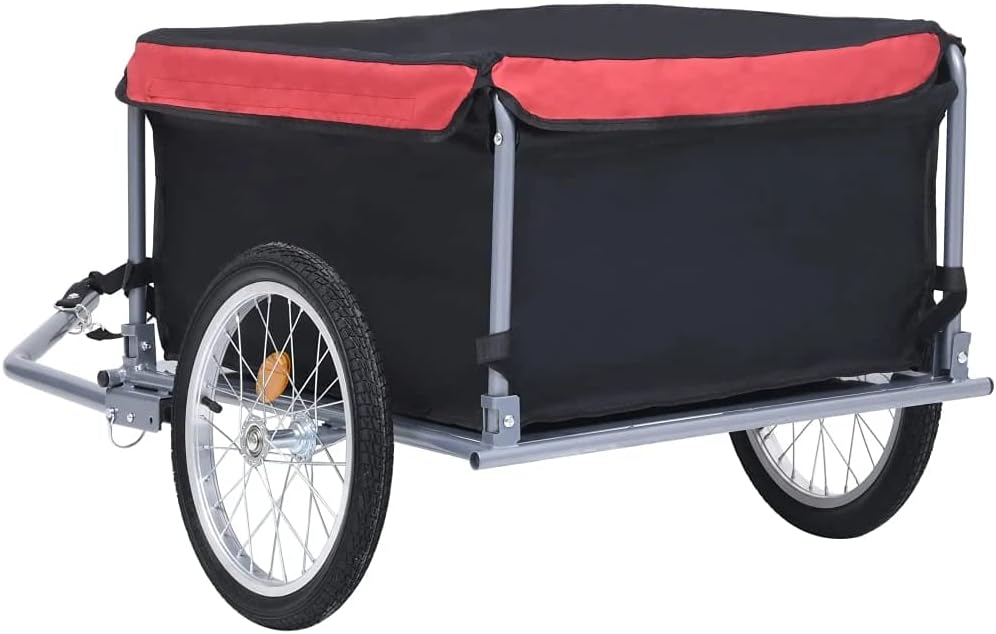 vidaXL Bike Cargo Trailer Bicycle Luggage Trailer Hand Wagon Multi Colors Photo