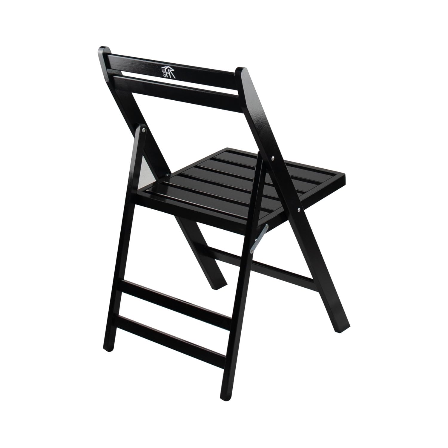 THINIA HOME Pack 2 Sillas Plegables de Madera de Haya Barnizada Buiani