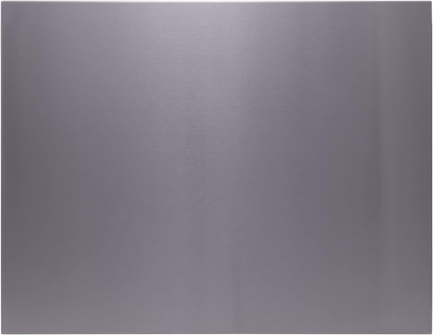 Stainless Steel Backsplash, 30" X 23.25" with Hemmed Edges