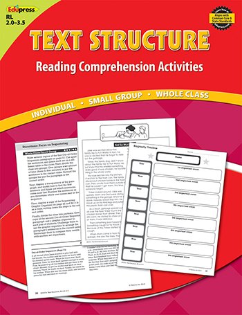Text Structure Book Red Level
