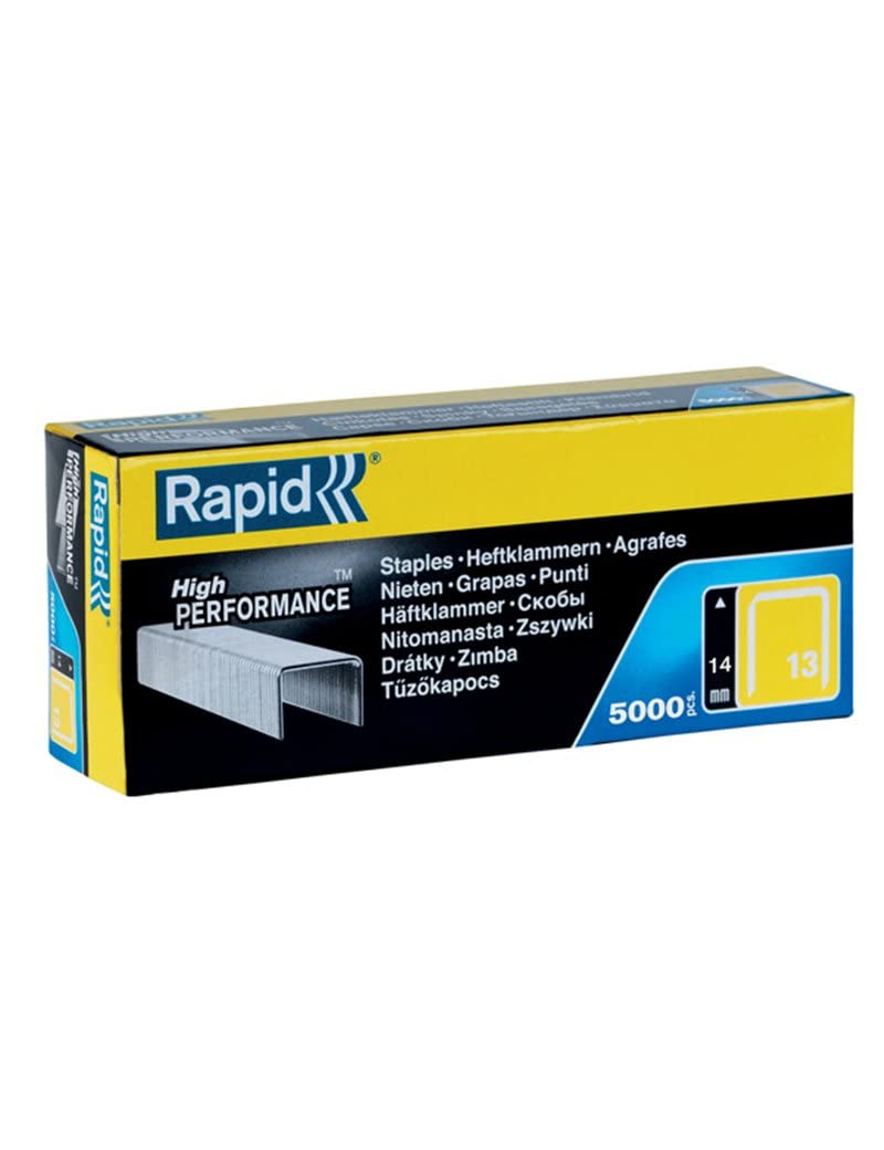 Rapid Type 13 Galvanised Staples 14mm Pack of 5000