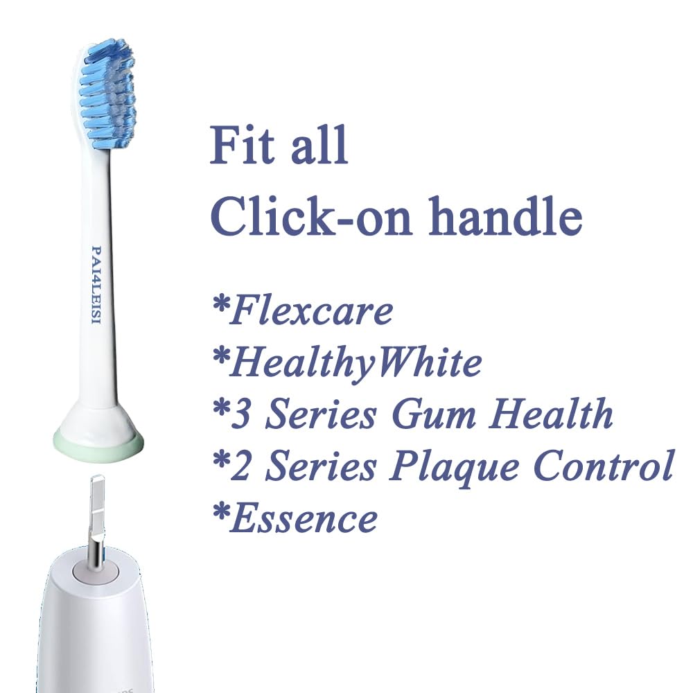 Sensitive Ersatz-Zahnbürstenköpfe für Philips Sonicare HX6053 (6)