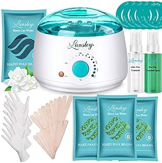 ILansley Waxing Kit for Women Men Coarse Hair Removal with Moisturizing Aloe Formulas