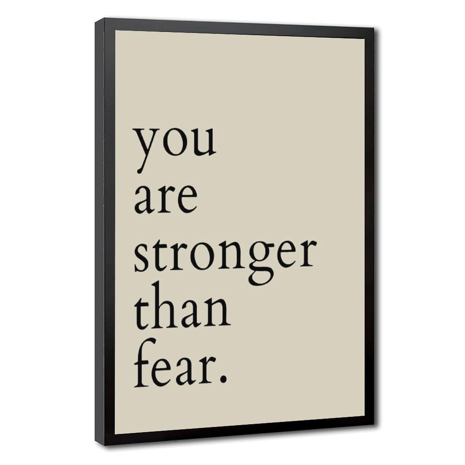 Mnyuein You Are Stronger Than Fear Poster Quotes