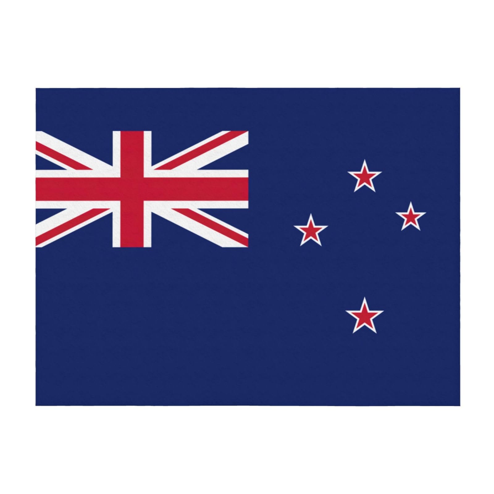 Couverture drapeau Nouvelle-Zélande légère imprimée pour lit et canapé toutes saisons