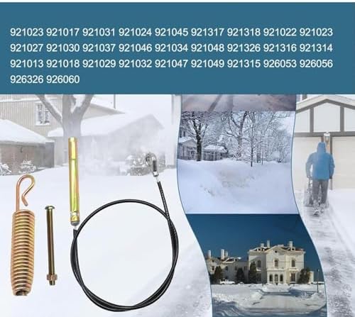 CashMuch Traction Cable 06900439 for Ariens Snow Blower Auger Control, Replacement Part for Compatible with Deluxe Pro 24 28 30 36, Weather Resistant Metal 25.7 Inch(gold) - 2