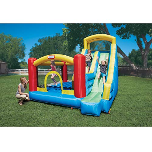 Little Tikes Giant Inflatable Slide Bouncer With Heavy Duty Bouncer, Multicolor, Model: #TOP1