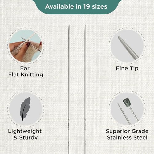 KnitPro The Mindful Collection Single Pointed Needle 12" (30cm) | US Size 1 (2.25mm) by KnitPro - Image 3