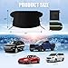 Sompaty Car Windshield Cover for Ice and Snow, Windshield Snow Cover, Performance Brake Kits with Side Mirrors Cover for Snow, Ice, UV Fits Most Cars, Trucks, Vans, SUVs, Black