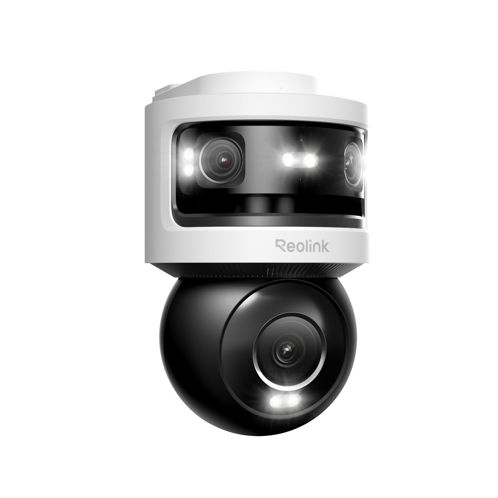 Reolink Telecamera di Sicurezza PoE a Triplo Obiettivo da Esterno, 10MP Panoramico + 8MP PT, SyncTrack, AI Video Search, Visione Notturna a Colori e IR, Registrazione 24/7, OMVI 3i PoE