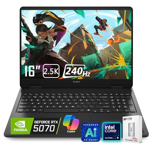 HP OMEN 16 �Q�[�~���O�m�[�g�p�\�R���A16 240Hz 2.5K�f�B�X�v���C�AIntel Core Ultra 9 285H (>i9-14900�A5.4GHz)�AGeForce RTX 5070�ACopilot�AAI&VR�Ή��A�o�b�N���C�g�L�[
